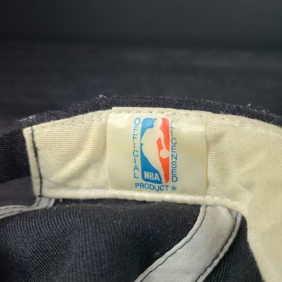 VINTAGE Philadelphia 76ers Hat Wool Black Back Cap 90s Y2K Sixers NBA Retro - Picture 6 of 8